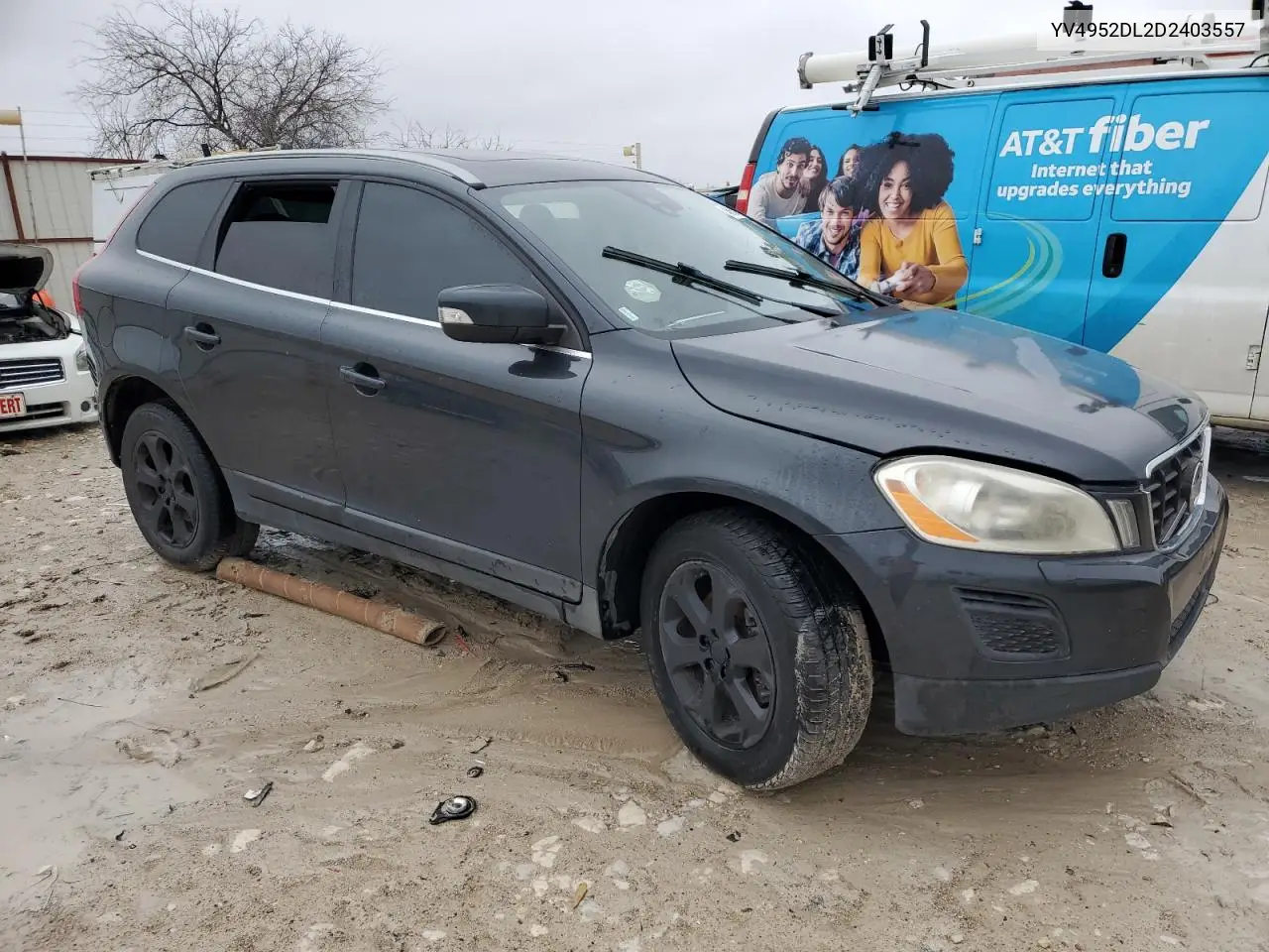 2013 Volvo Xc60 3.2 VIN: YV4952DL2D2403557 Lot: 45152405