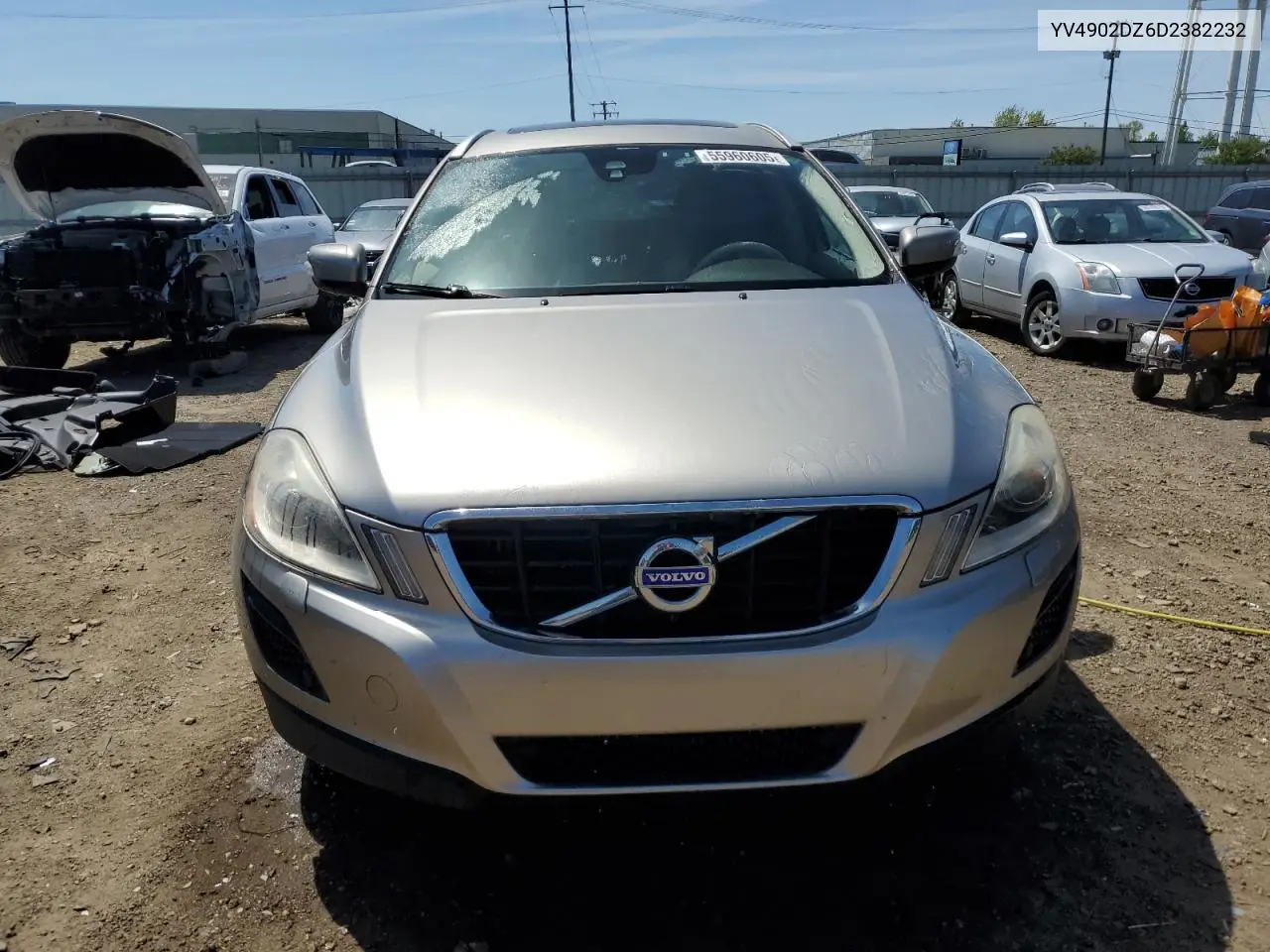 2013 Volvo Xc60 T6 VIN: YV4902DZ6D2382232 Lot: 55960605
