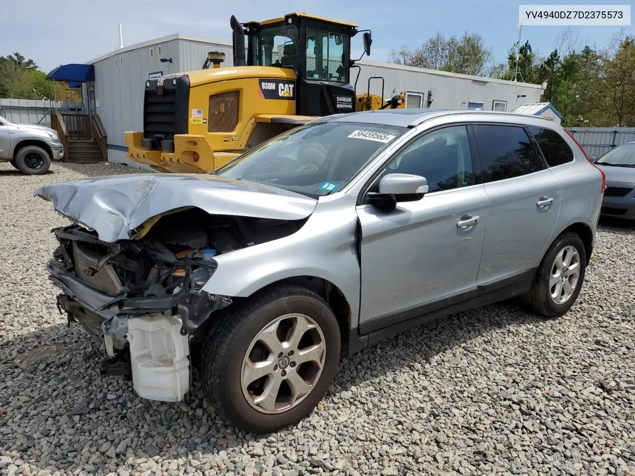 2013 Volvo Xc60 3.2 VIN: YV4940DZ7D2375573 Lot: 56459565