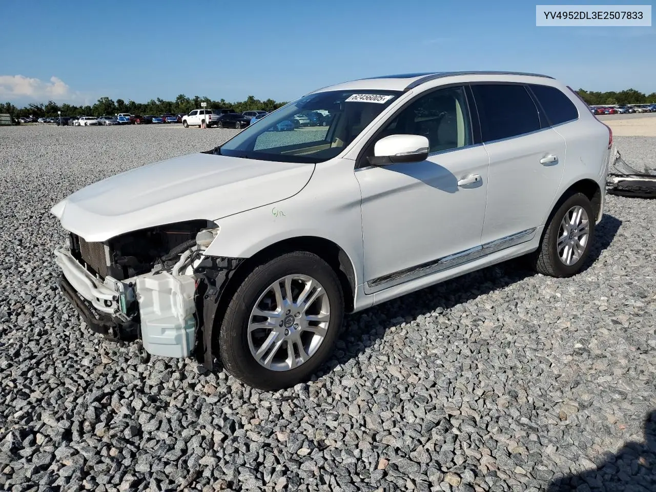 2014 Volvo Xc60 3.2 VIN: YV4952DL3E2507833 Lot: 62456005
