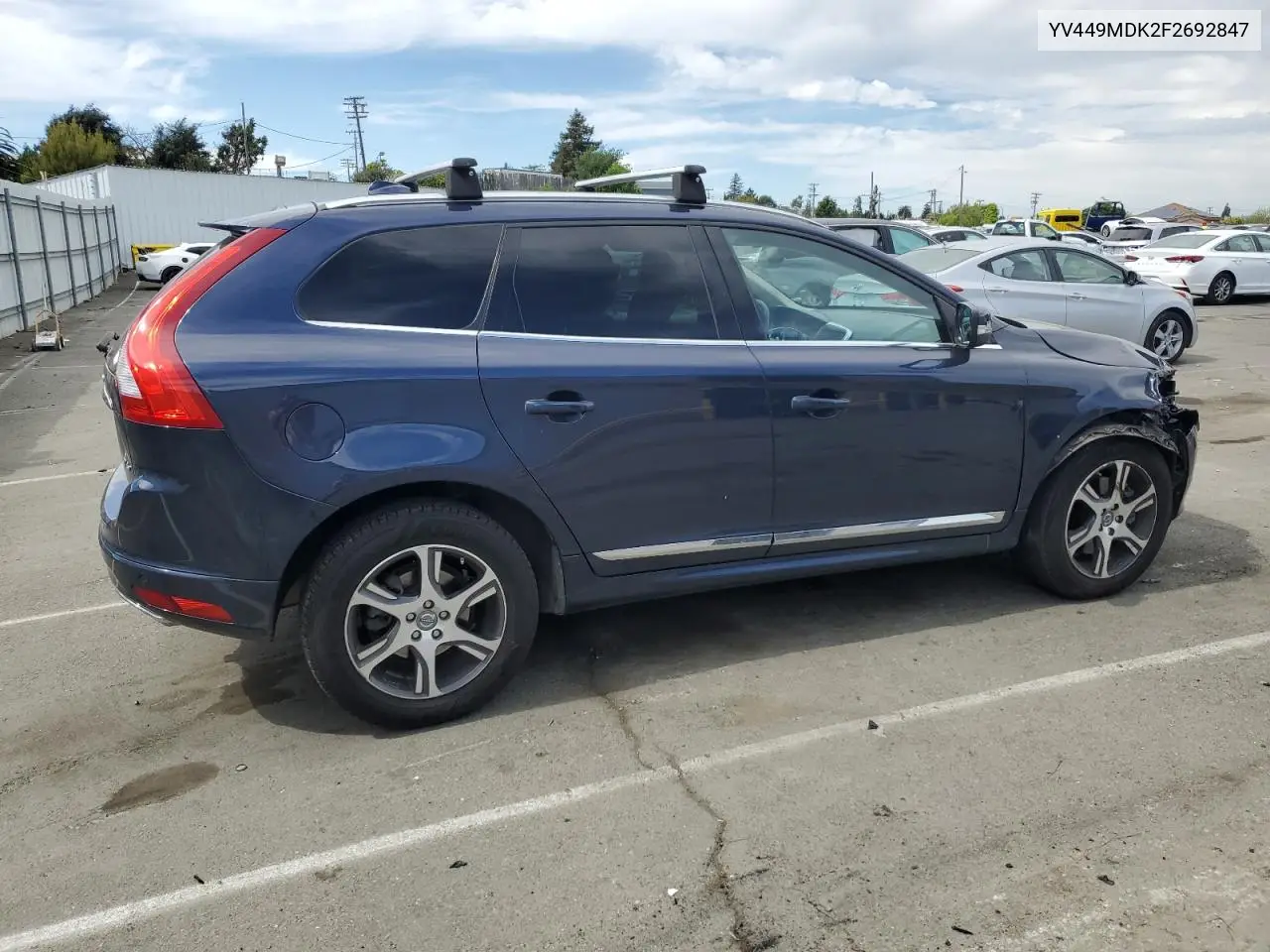 2015 Volvo Xc60 T6 Premier VIN: YV449MDK2F2692847 Lot: 52751145