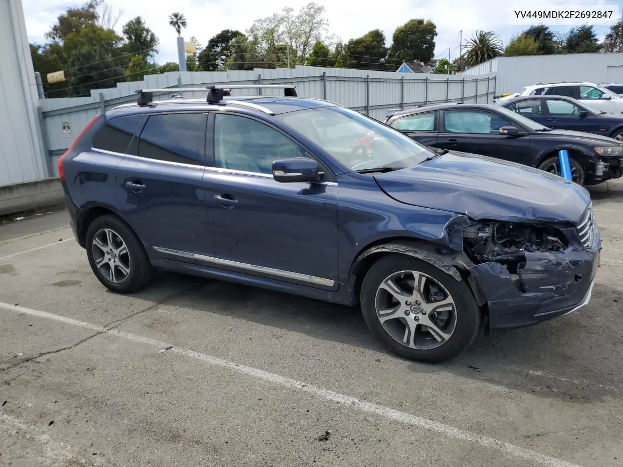 2015 Volvo Xc60 T6 Premier VIN: YV449MDK2F2692847 Lot: 52751145