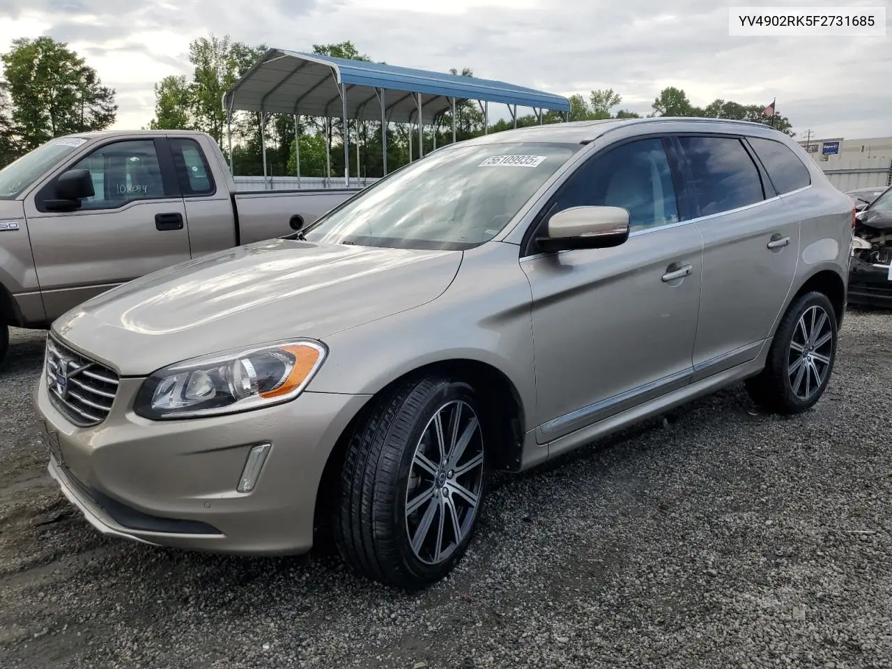 2015 Volvo Xc60 T6 Premier VIN: YV4902RK5F2731685 Lot: 56109935