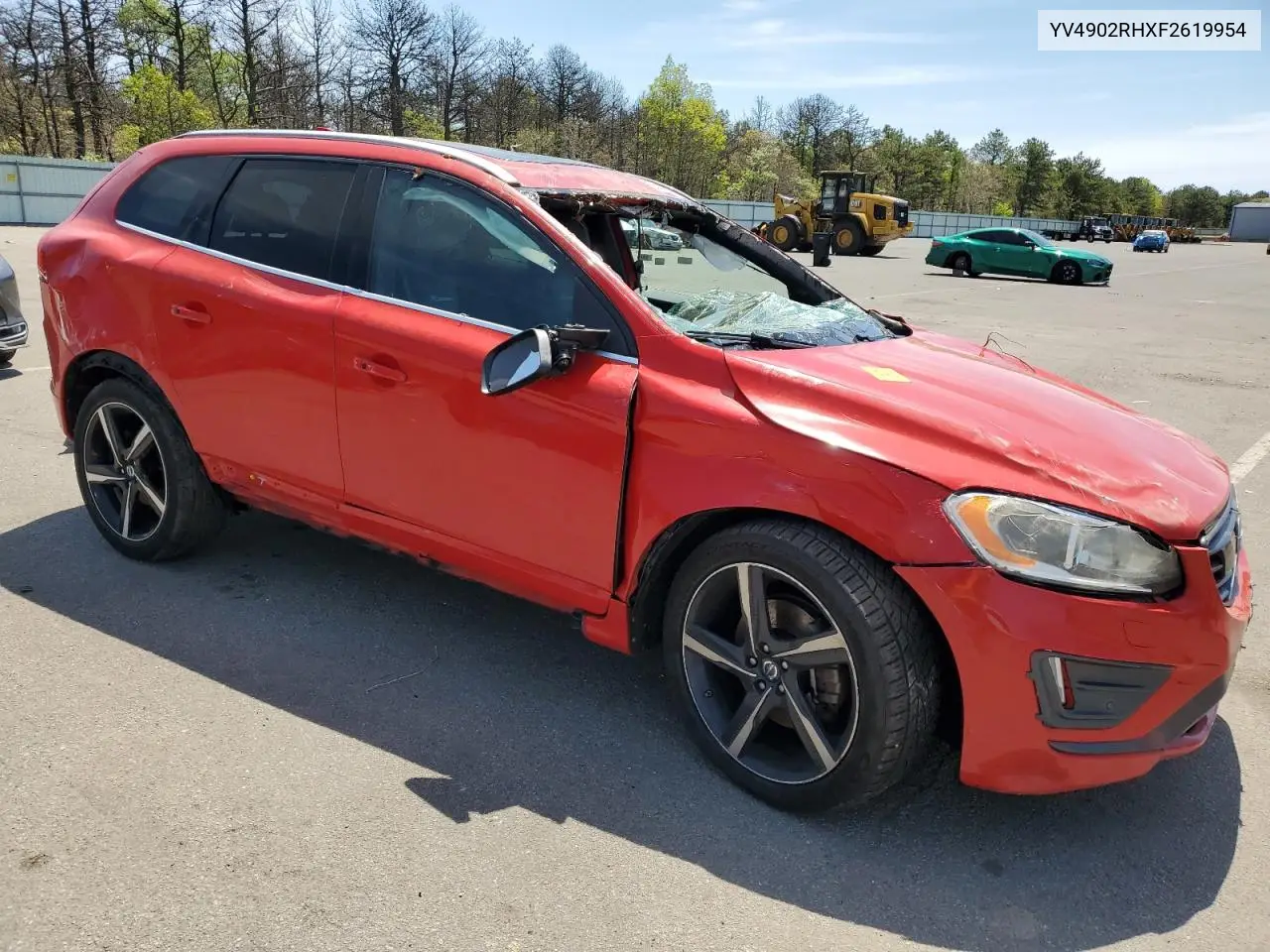 2015 Volvo Xc60 T6 R-Design Platinum VIN: YV4902RHXF2619954 Lot: 56196155