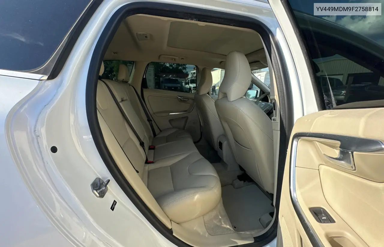2015 Volvo Xc60 T6 Platinum VIN: YV449MDM9F2758814 Lot: 56789665