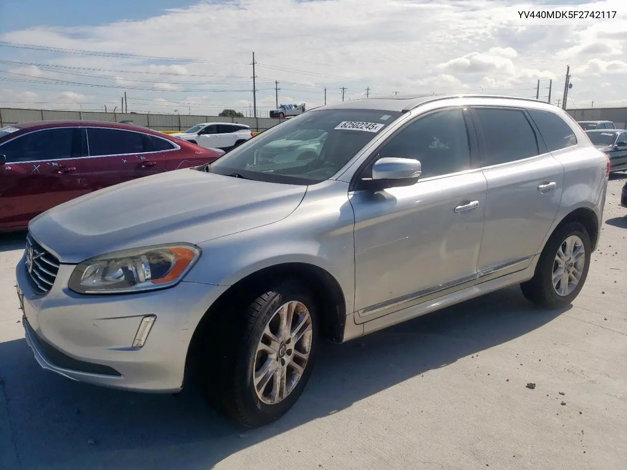 2015 Volvo Xc60 T5 Premier VIN: YV440MDK5F2742117 Lot: 62502245