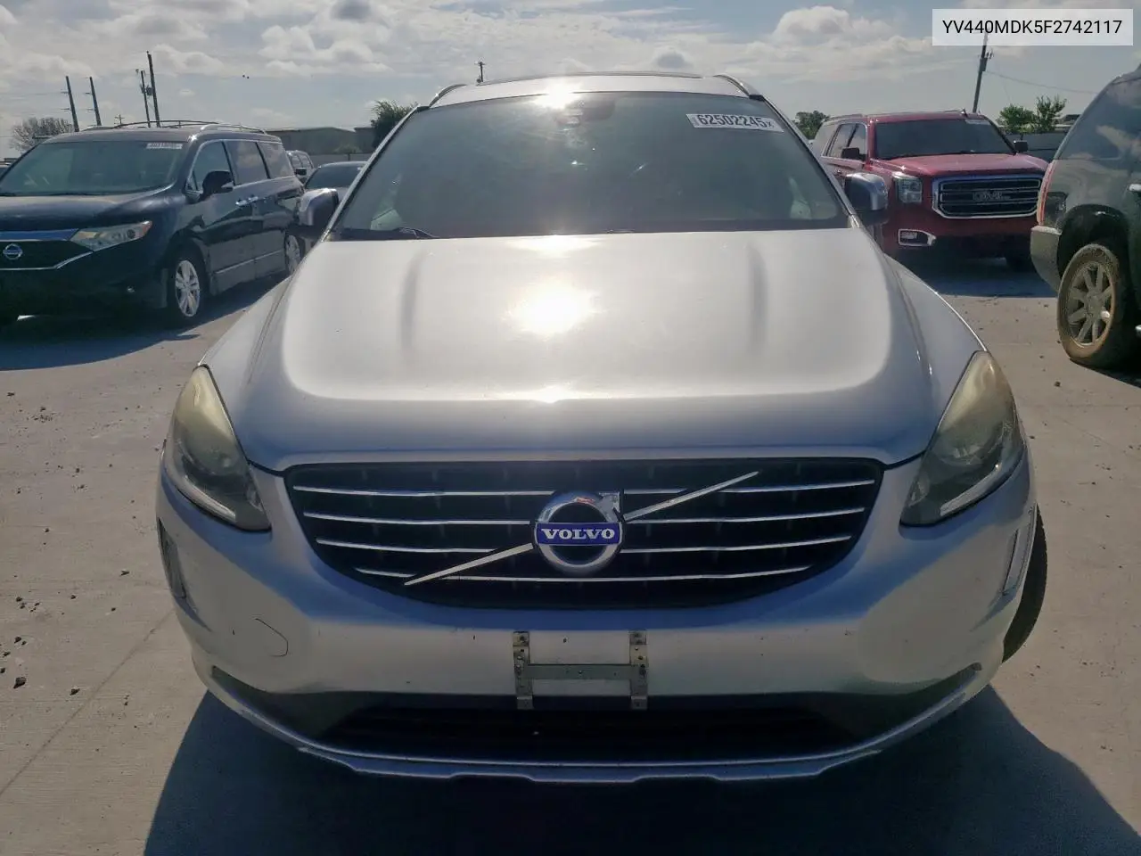 2015 Volvo Xc60 T5 Premier VIN: YV440MDK5F2742117 Lot: 62502245
