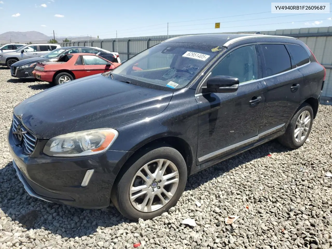 2015 Volvo Xc60 3.2 Premier VIN: YV4940RB1F2609687 Lot: 62951405