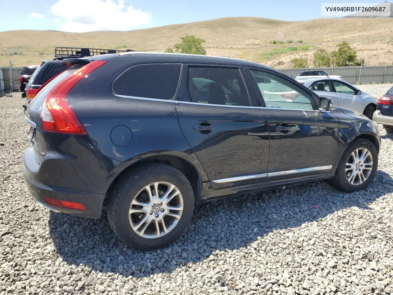 2015 Volvo Xc60 3.2 Premier VIN: YV4940RB1F2609687 Lot: 62951405