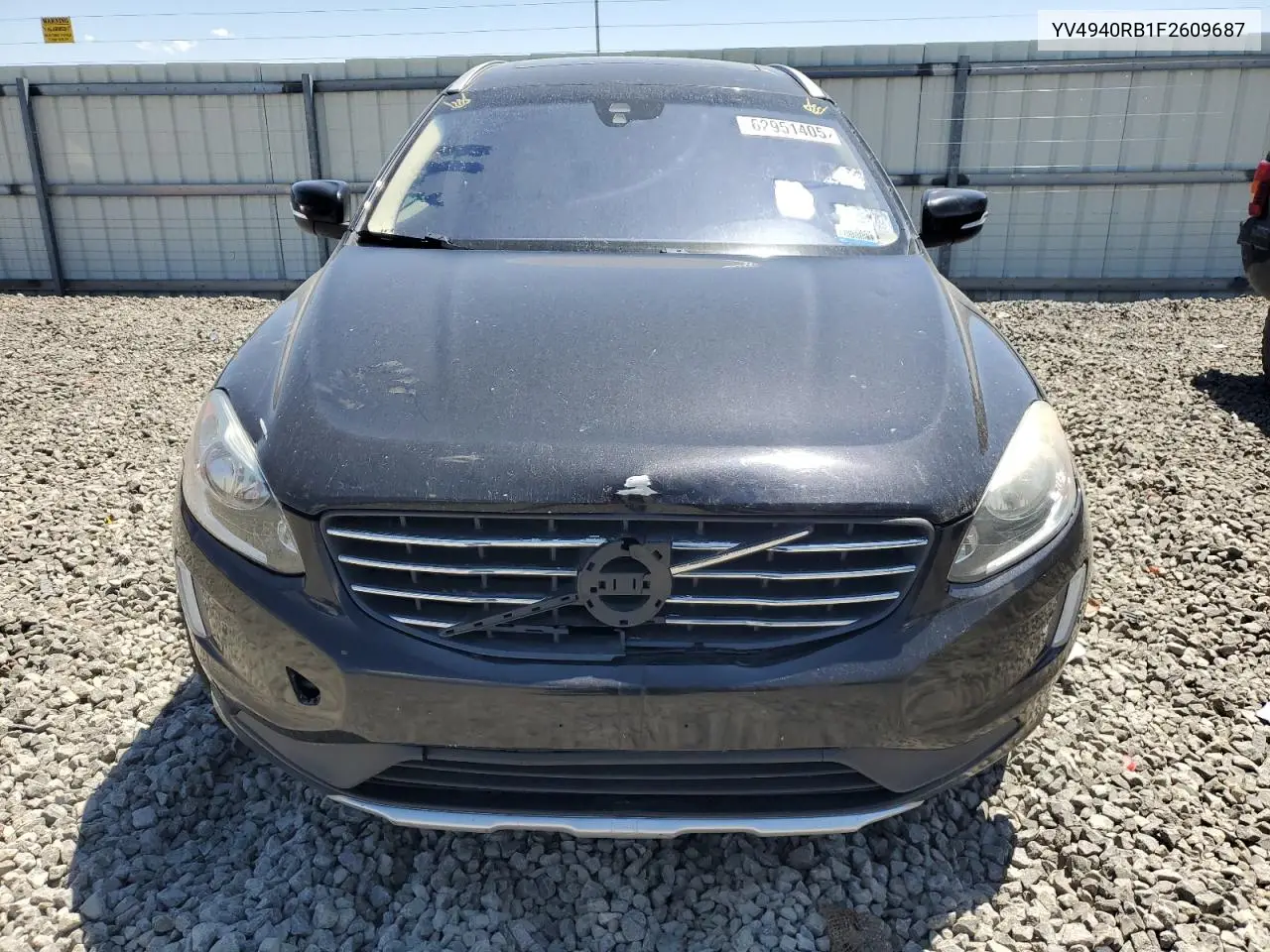 2015 Volvo Xc60 3.2 Premier VIN: YV4940RB1F2609687 Lot: 62951405