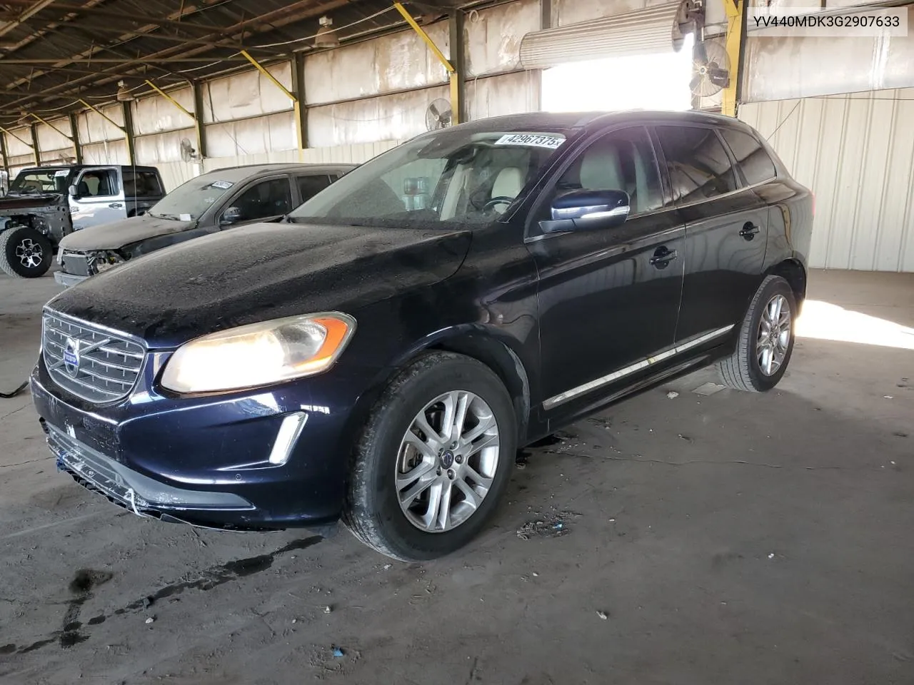 2016 Volvo Xc60 T5 Premier VIN: YV440MDK3G2907633 Lot: 42967375