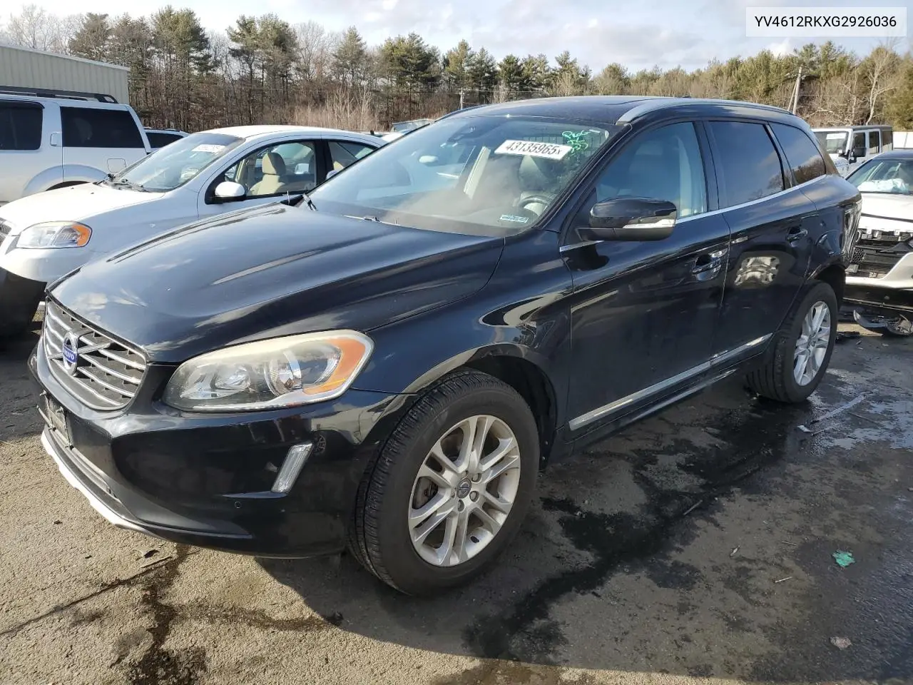 2016 Volvo Xc60 T5 Premier VIN: YV4612RKXG2926036 Lot: 43135965