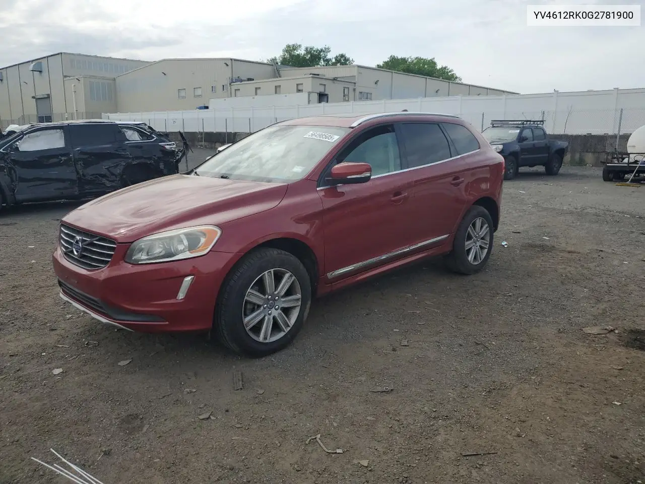 2016 Volvo Xc60 T5 Premier VIN: YV4612RK0G2781900 Lot: 56498505