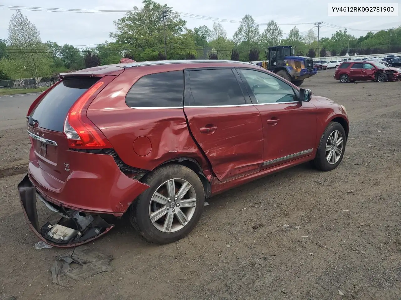 2016 Volvo Xc60 T5 Premier VIN: YV4612RK0G2781900 Lot: 56498505