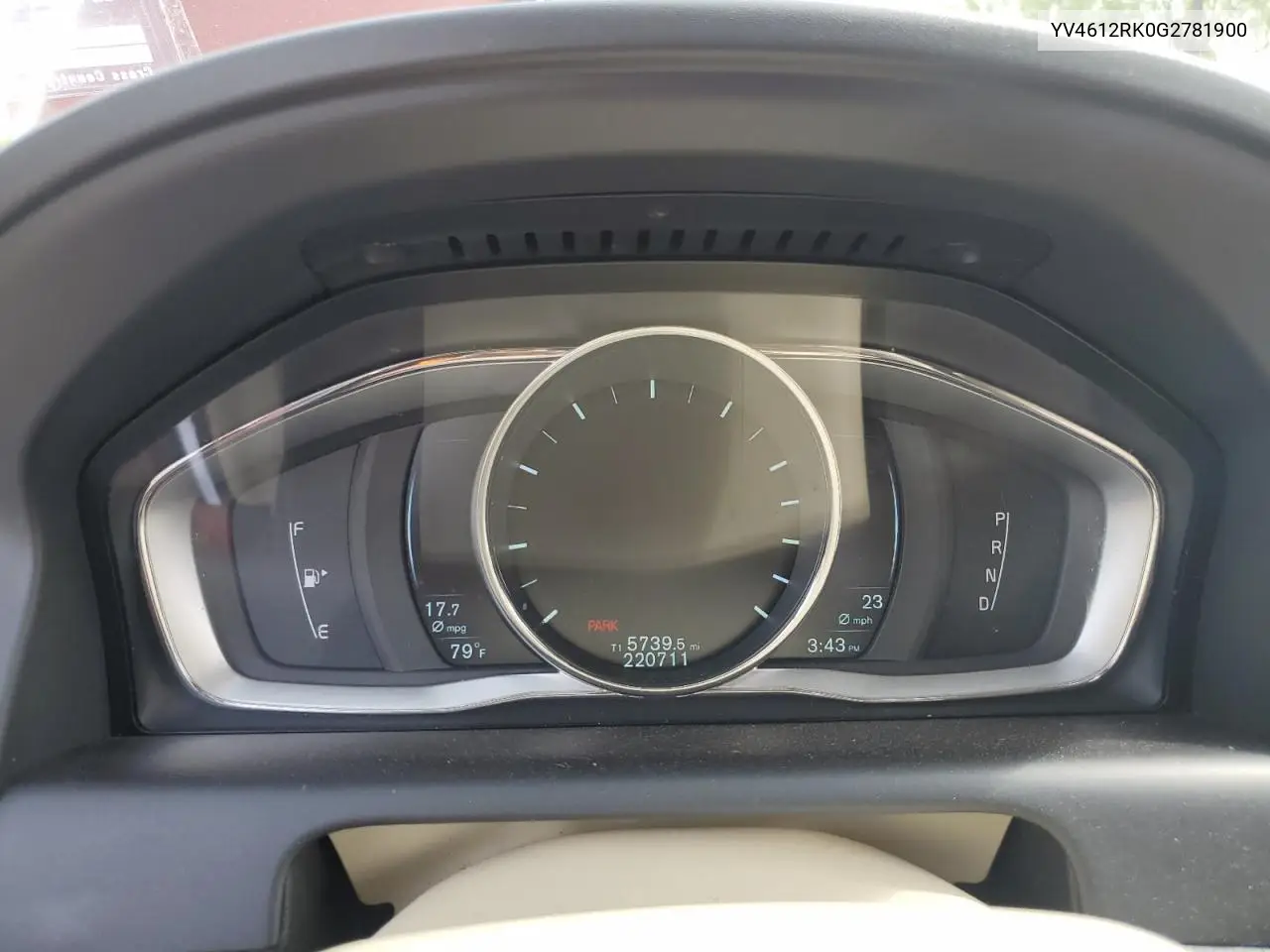 2016 Volvo Xc60 T5 Premier VIN: YV4612RK0G2781900 Lot: 56498505