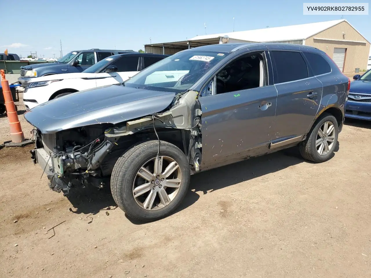 2016 Volvo Xc60 T6 Premier VIN: YV4902RK8G2782955 Lot: 61962745