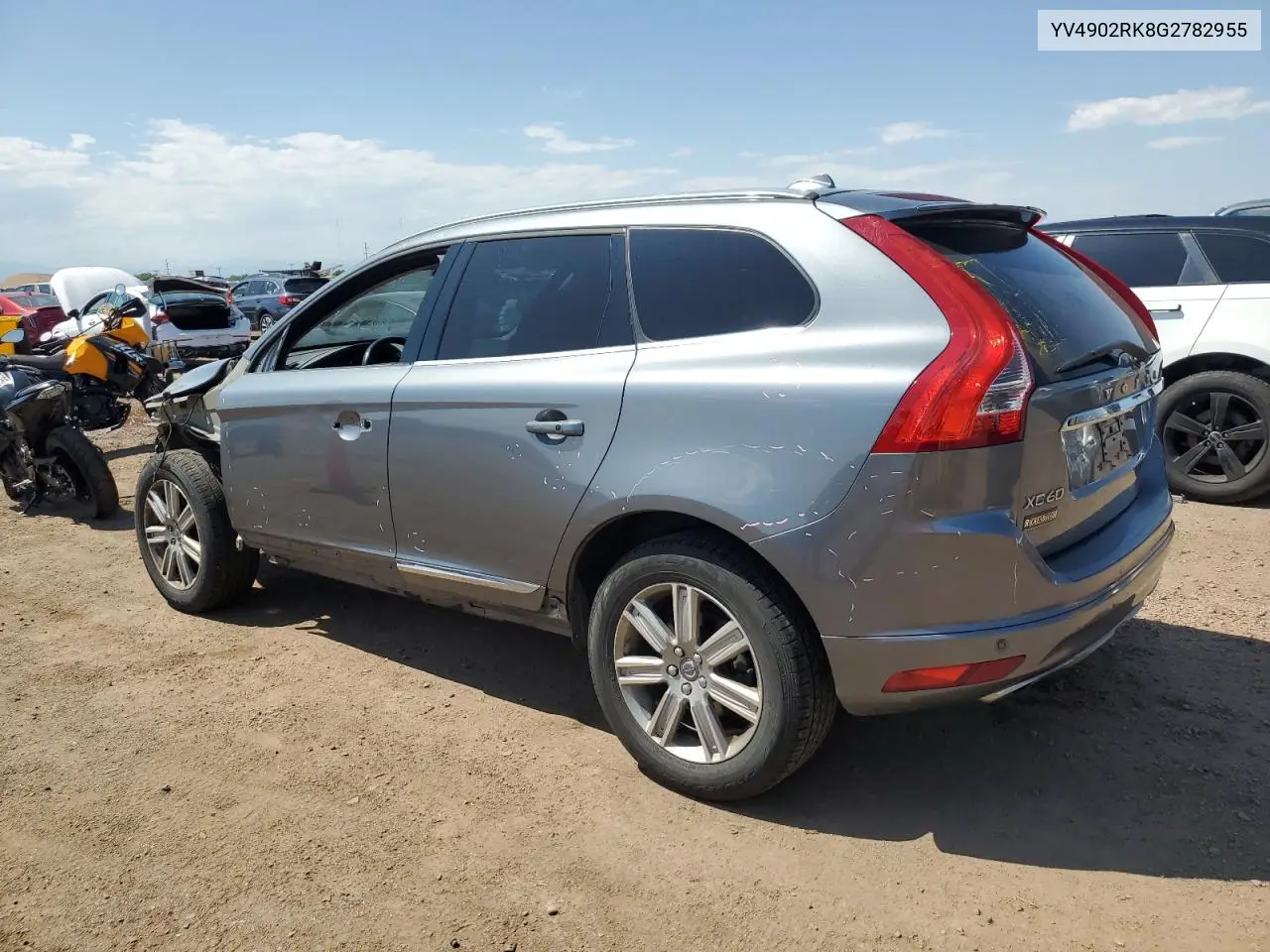 2016 Volvo Xc60 T6 Premier VIN: YV4902RK8G2782955 Lot: 61962745
