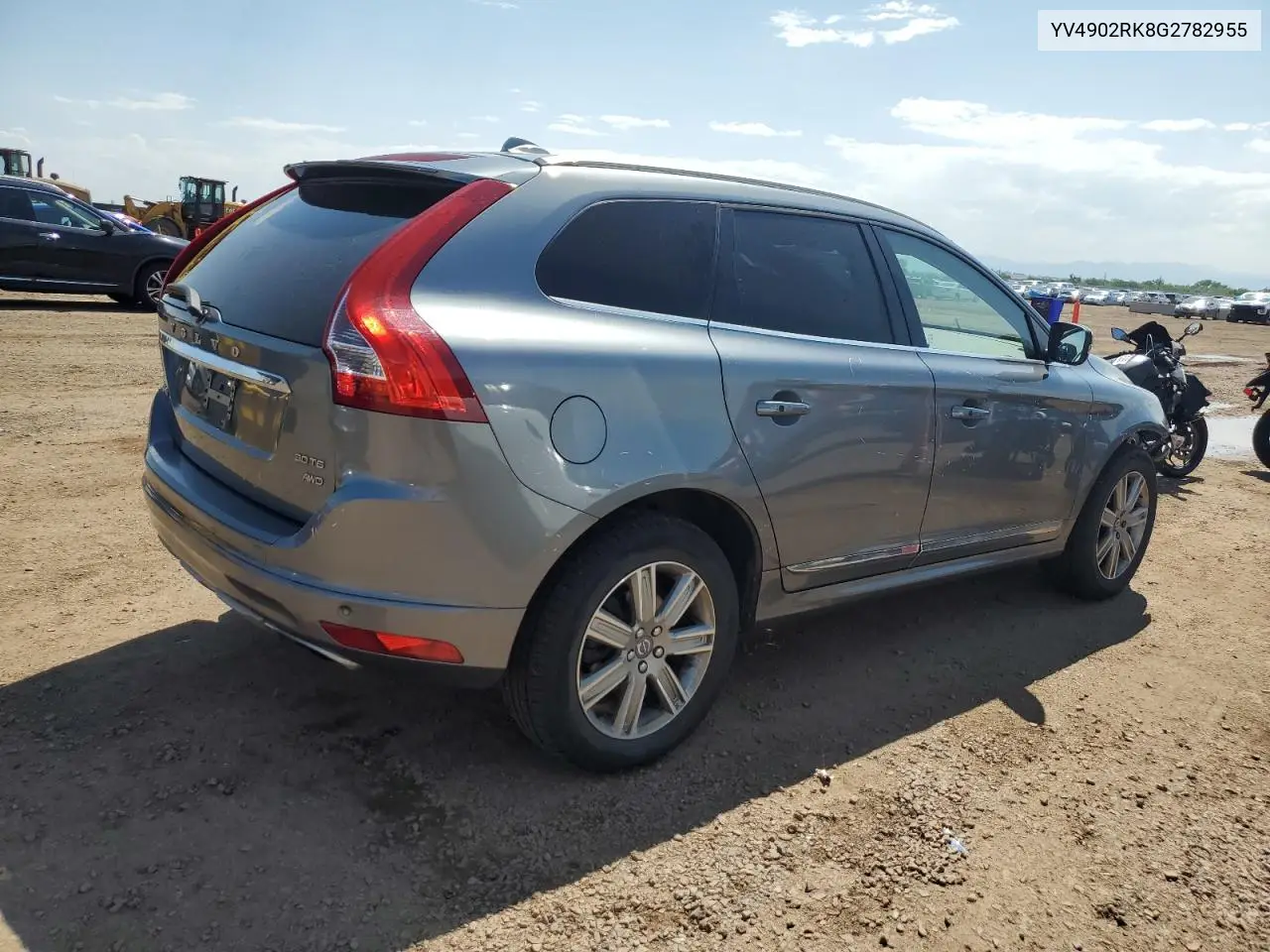 2016 Volvo Xc60 T6 Premier VIN: YV4902RK8G2782955 Lot: 61962745