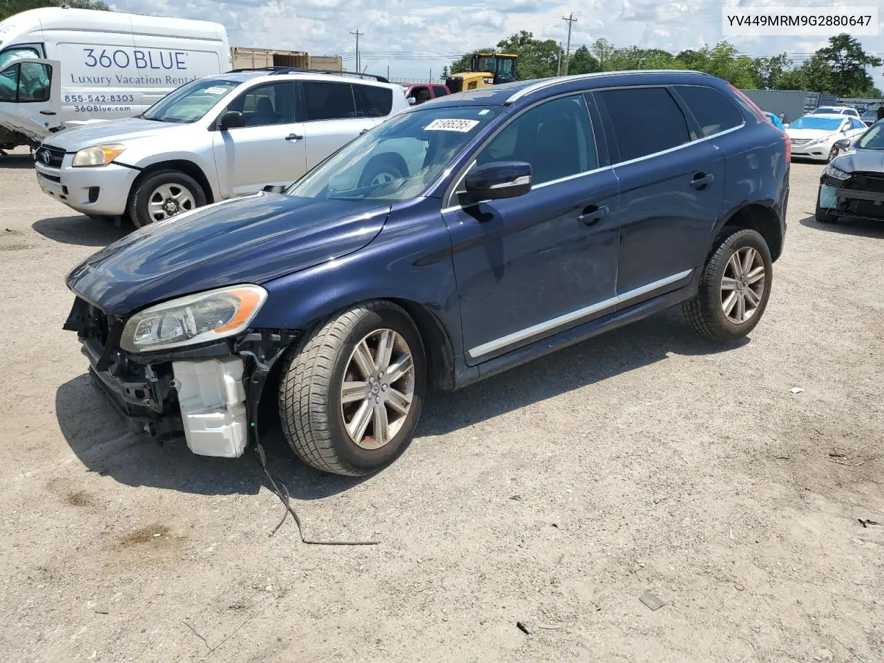 2016 Volvo Xc60 T6 Platinum VIN: YV449MRM9G2880647 Lot: 61985285