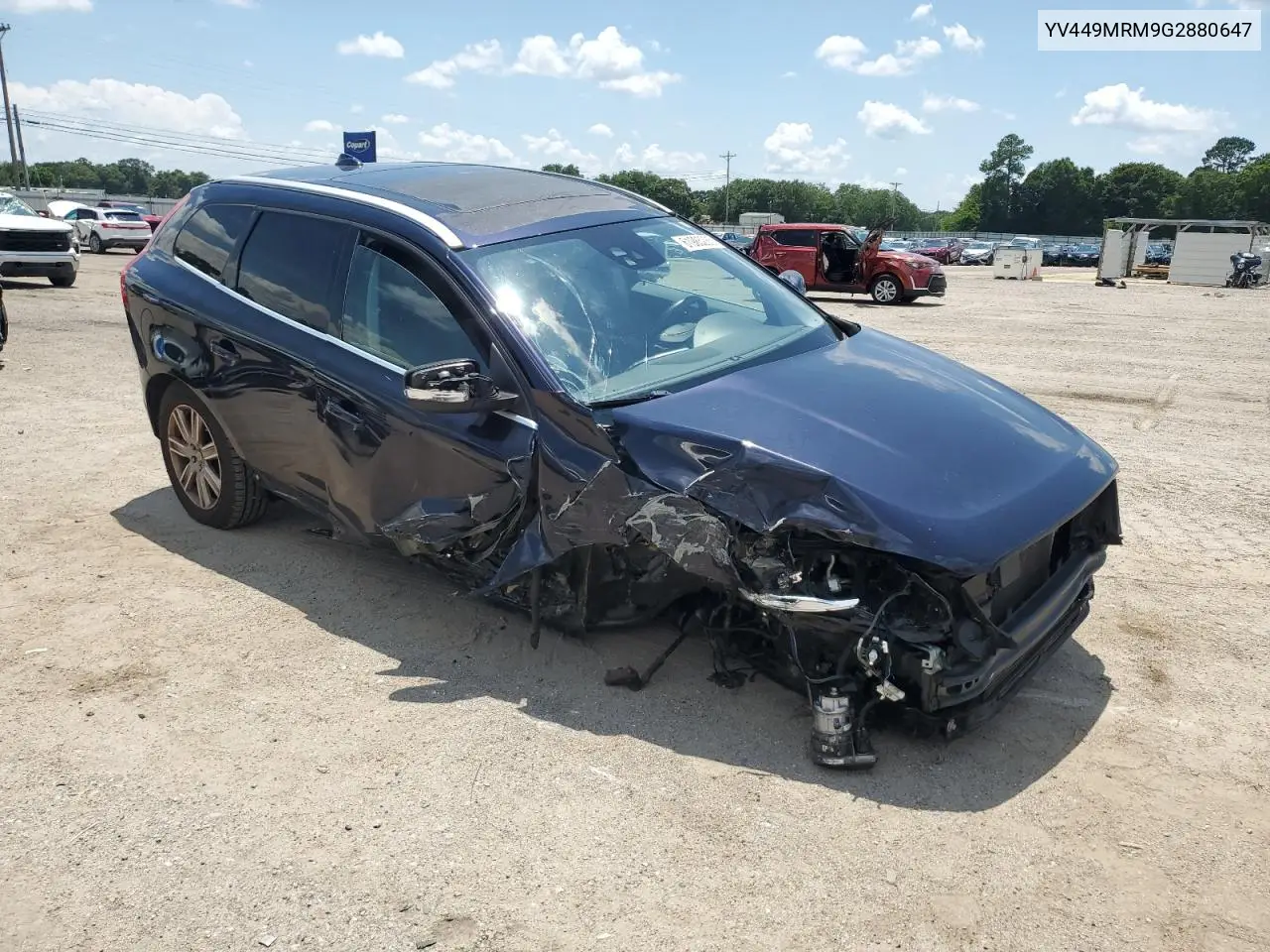 2016 Volvo Xc60 T6 Platinum VIN: YV449MRM9G2880647 Lot: 61985285