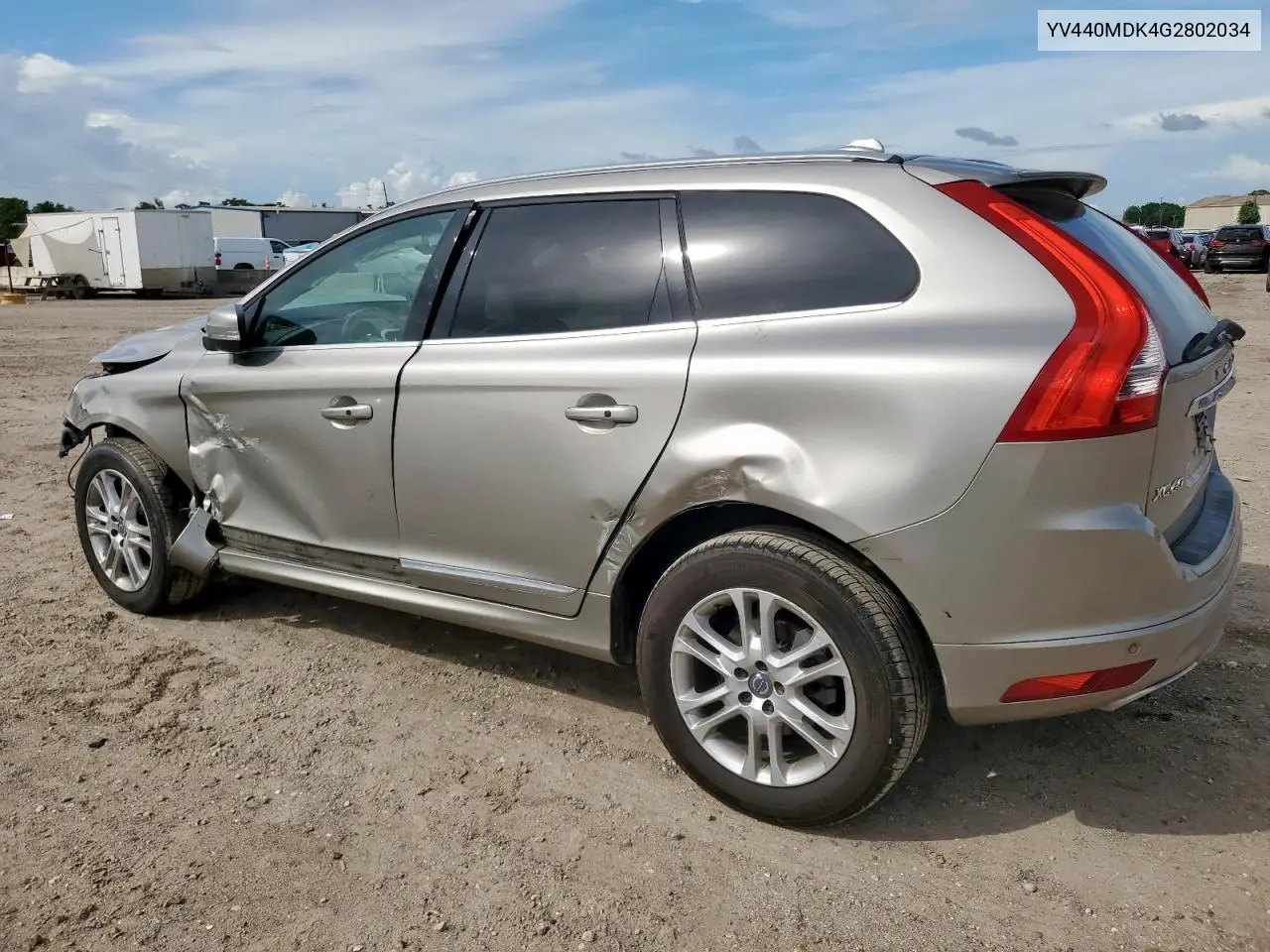 2016 Volvo Xc60 T5 Premier VIN: YV440MDK4G2802034 Lot: 62601895