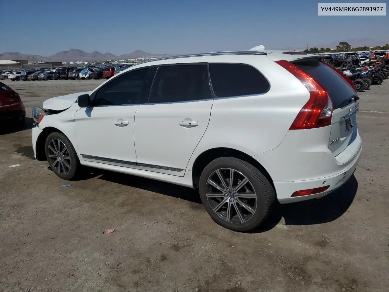 2016 Volvo Xc60 T6 Premier VIN: YV449MRK6G2891927 Lot: 62904875