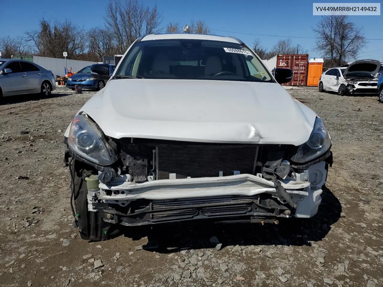 2017 Volvo Xc60 T6 Dynamic VIN: YV449MRR8H2149432 Lot: 50088615