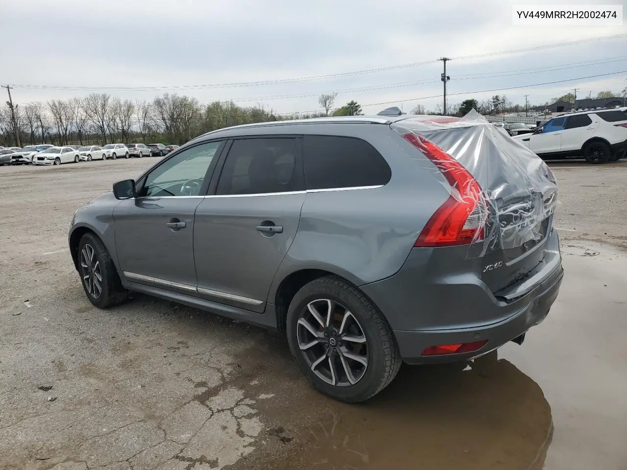 2017 Volvo Xc60 T6 Dynamic VIN: YV449MRR2H2002474 Lot: 51973935