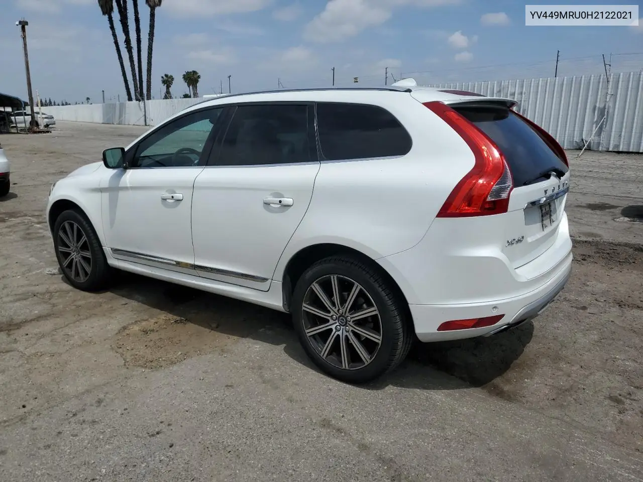 2017 Volvo Xc60 T6 Inscription VIN: YV449MRU0H2122021 Lot: 56739135