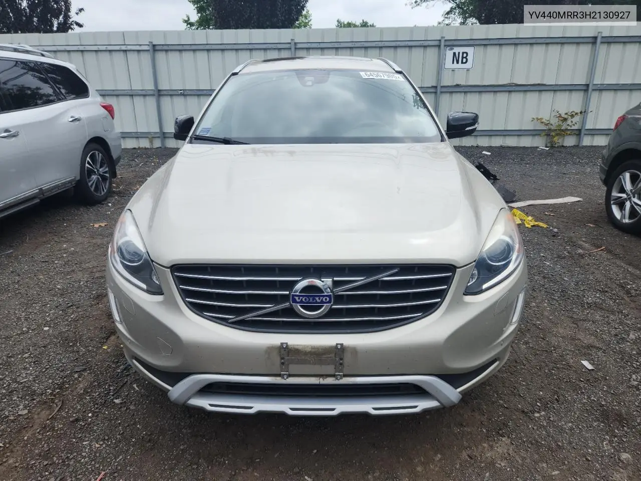 2017 Volvo Xc60 T5 Dynamic VIN: YV440MRR3H2130927 Lot: 64567905