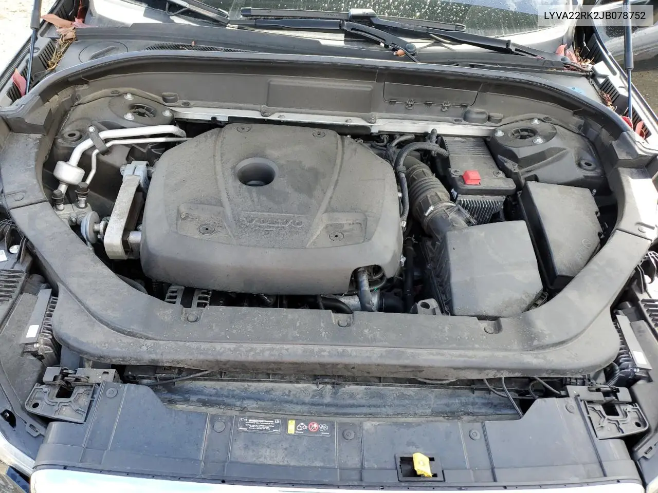 2018 Volvo Xc60 T6 VIN: LYVA22RK2JB078752 Lot: 56593385