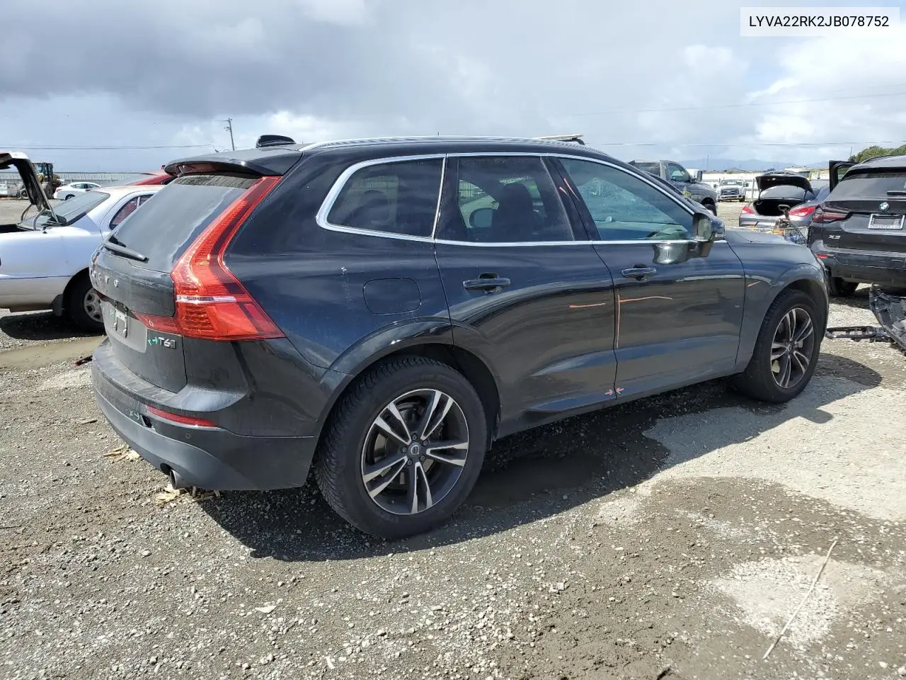 2018 Volvo Xc60 T6 VIN: LYVA22RK2JB078752 Lot: 56593385