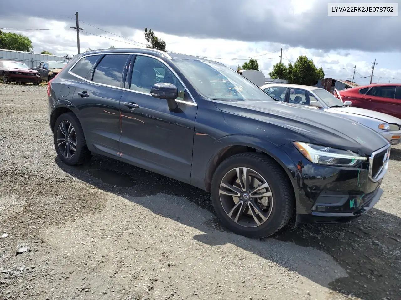2018 Volvo Xc60 T6 VIN: LYVA22RK2JB078752 Lot: 56593385
