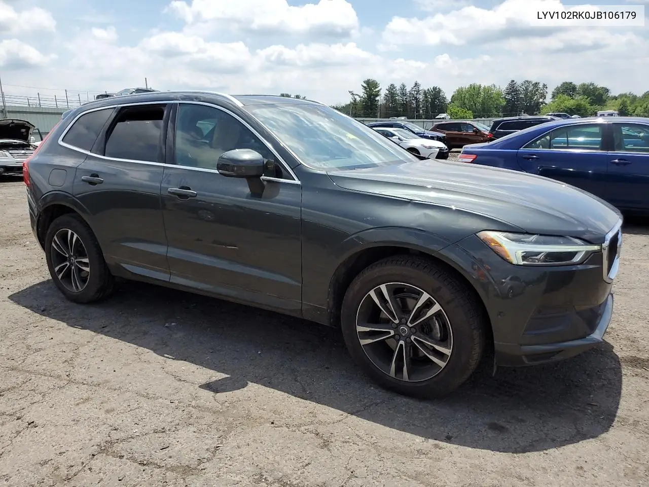 2018 Volvo Xc60 T5 VIN: LYV102RK0JB106179 Lot: 62533525