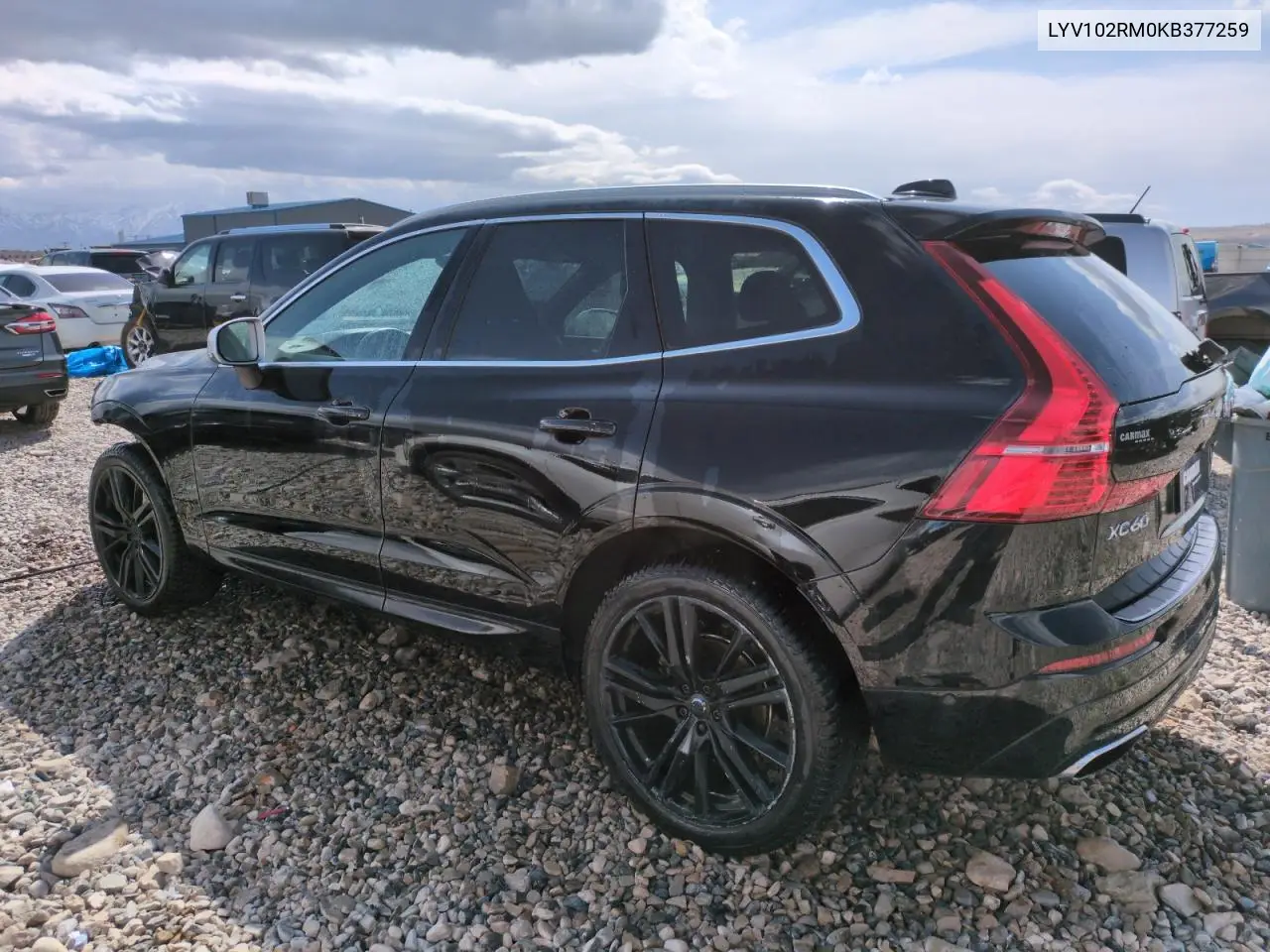 2019 Volvo Xc60 T5 R-Design VIN: LYV102RM0KB377259 Lot: 50379075