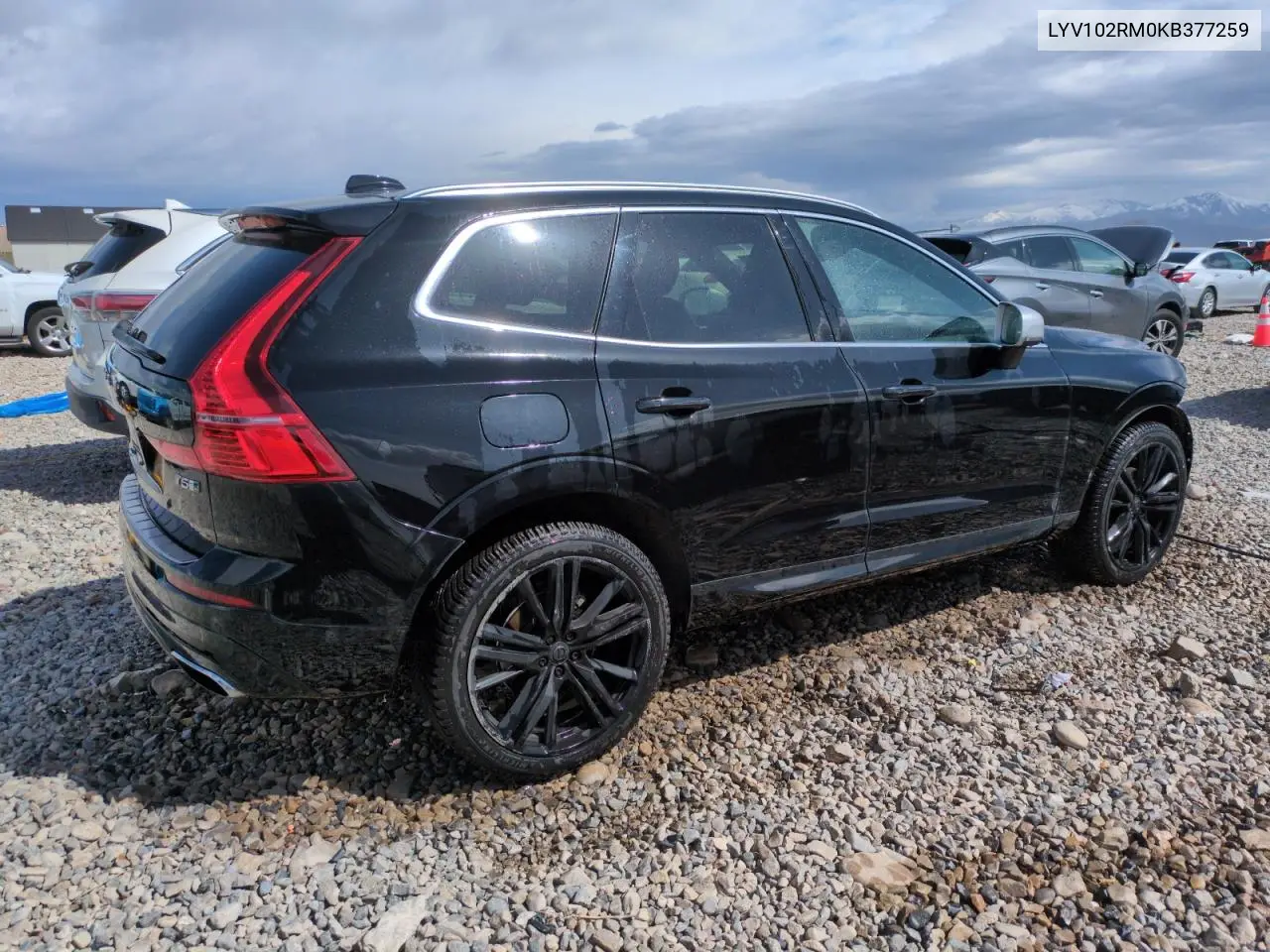 2019 Volvo Xc60 T5 R-Design VIN: LYV102RM0KB377259 Lot: 50379075