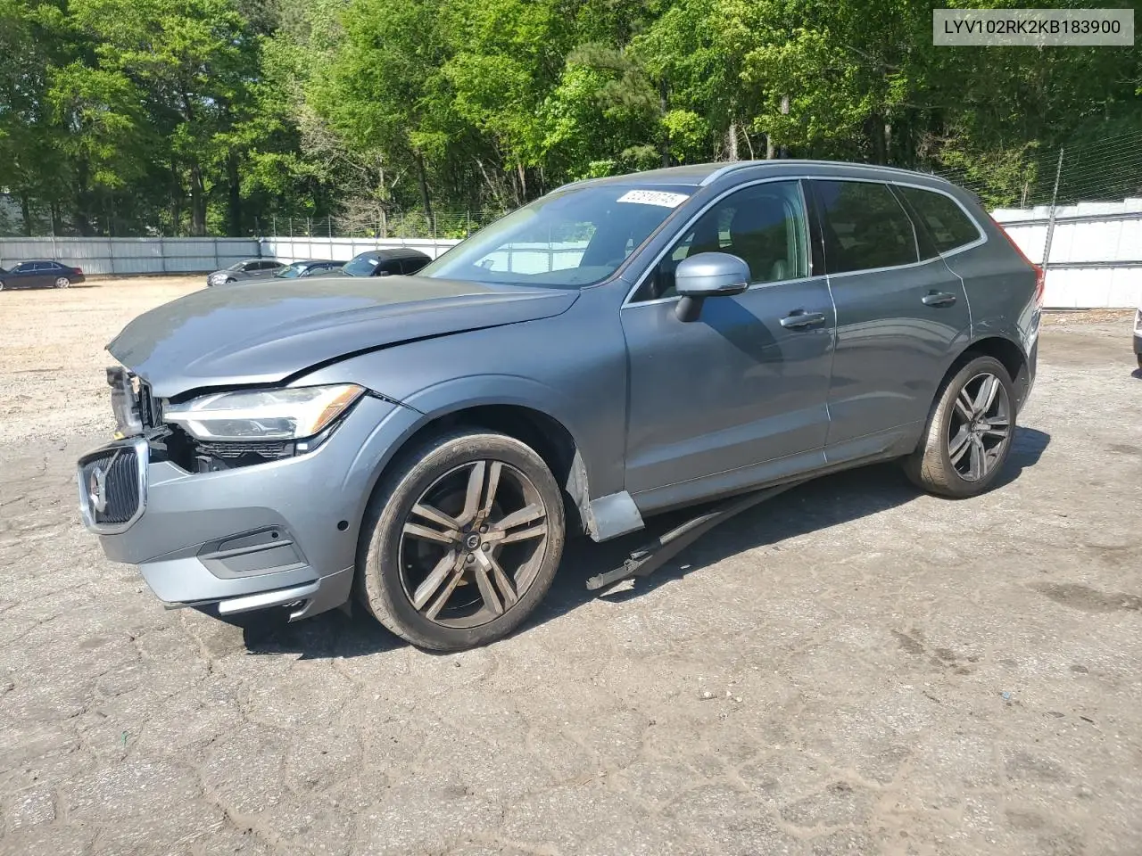 2019 Volvo Xc60 T5 VIN: LYV102RK2KB183900 Lot: 52810745