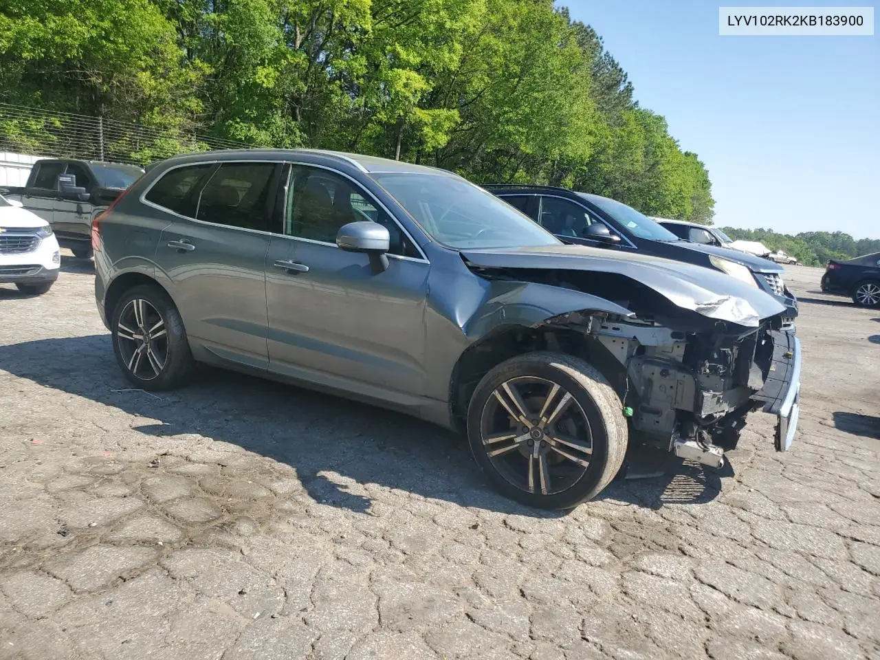 2019 Volvo Xc60 T5 VIN: LYV102RK2KB183900 Lot: 52810745