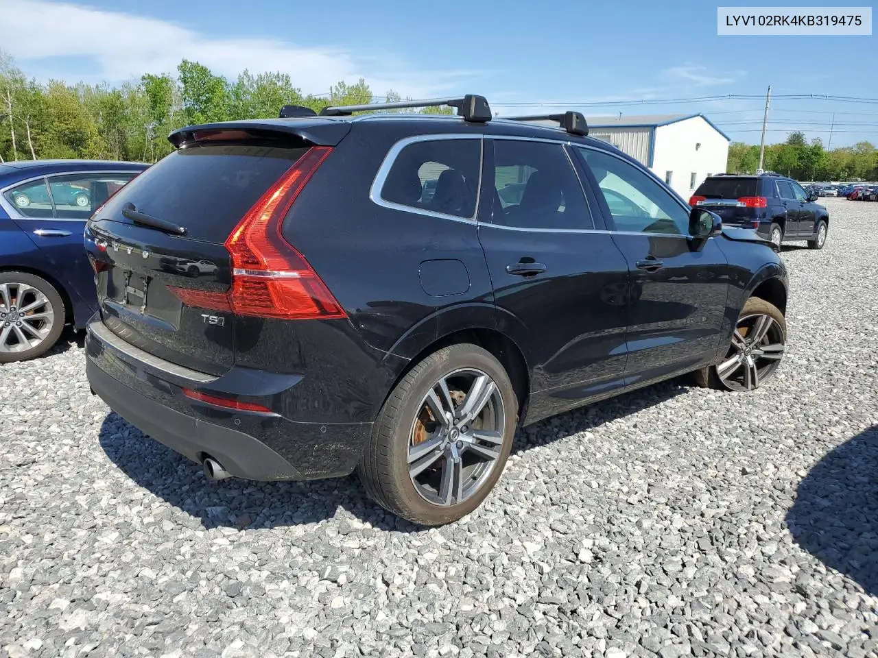 2019 Volvo Xc60 T5 VIN: LYV102RK4KB319475 Lot: 56899395
