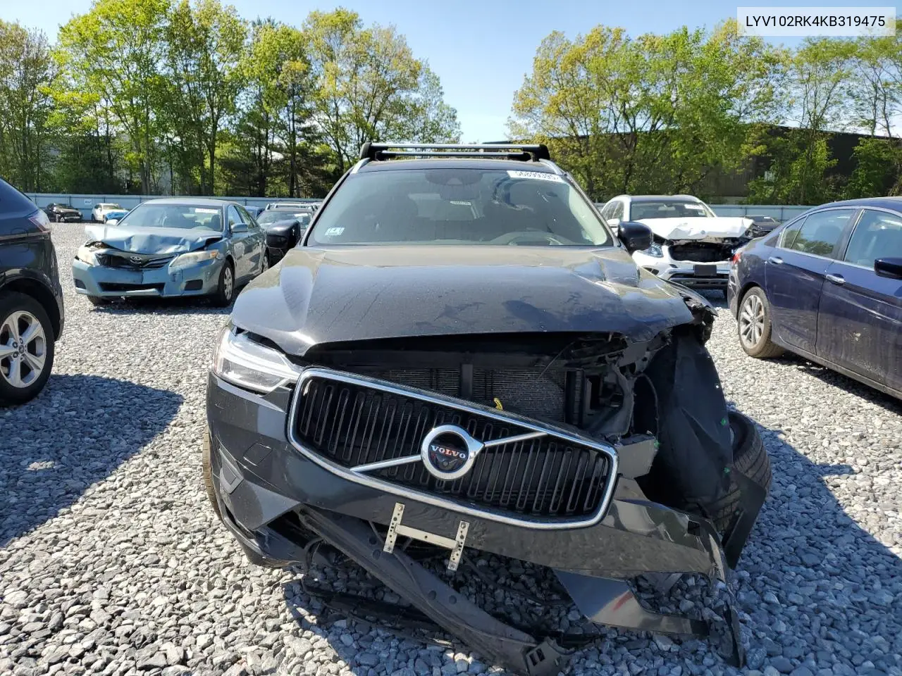 2019 Volvo Xc60 T5 VIN: LYV102RK4KB319475 Lot: 56899395