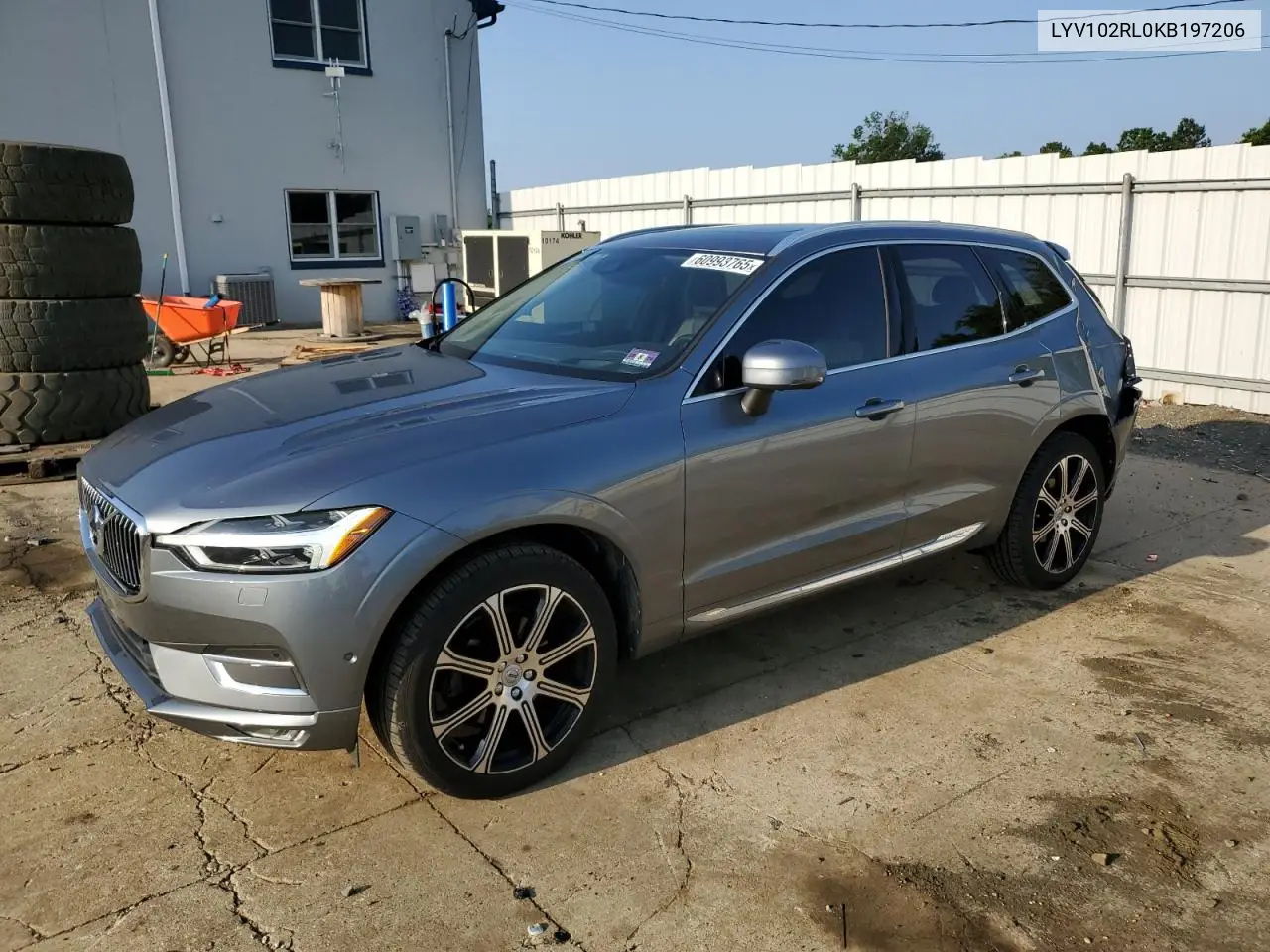 2019 Volvo Xc60 T5 Inscription VIN: LYV102RL0KB197206 Lot: 60993765