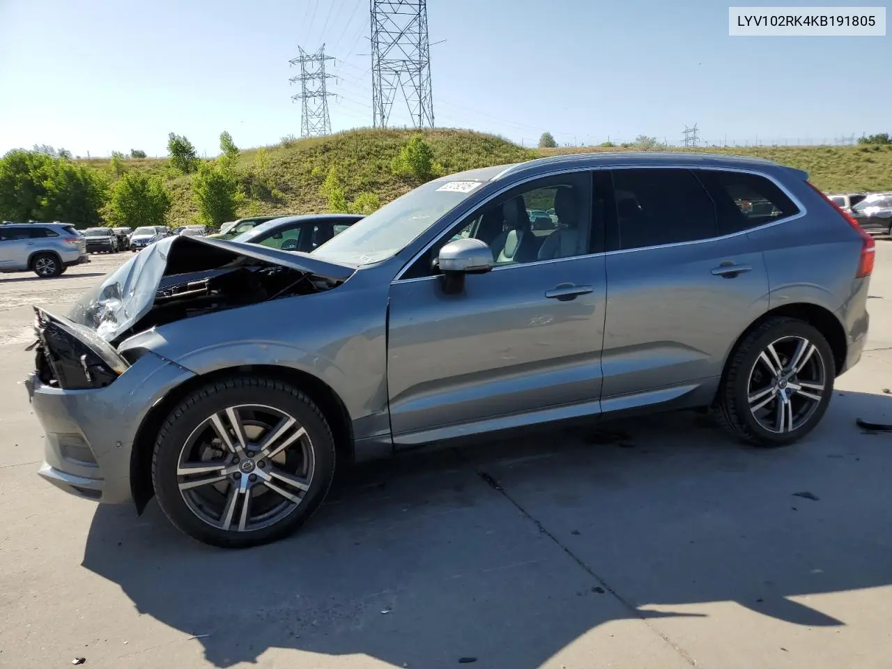 2019 Volvo Xc60 T5 VIN: LYV102RK4KB191805 Lot: 62419245