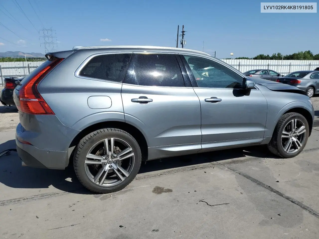 2019 Volvo Xc60 T5 VIN: LYV102RK4KB191805 Lot: 62419245