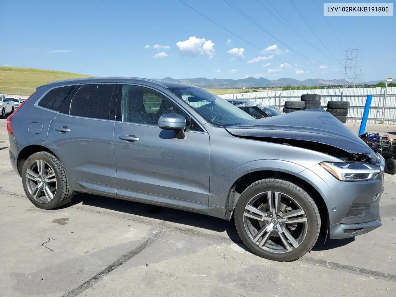 2019 Volvo Xc60 T5 VIN: LYV102RK4KB191805 Lot: 62419245