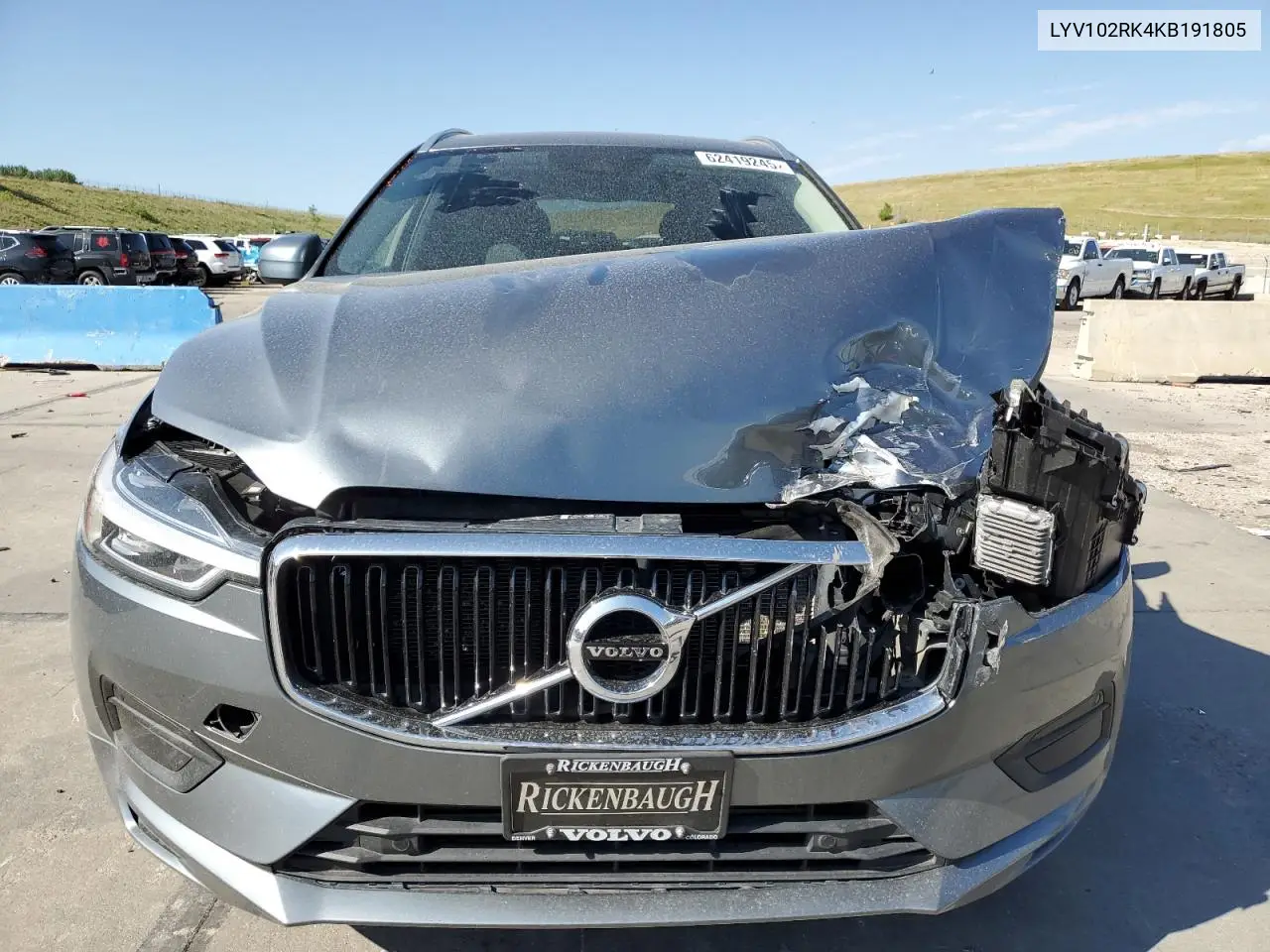 2019 Volvo Xc60 T5 VIN: LYV102RK4KB191805 Lot: 62419245