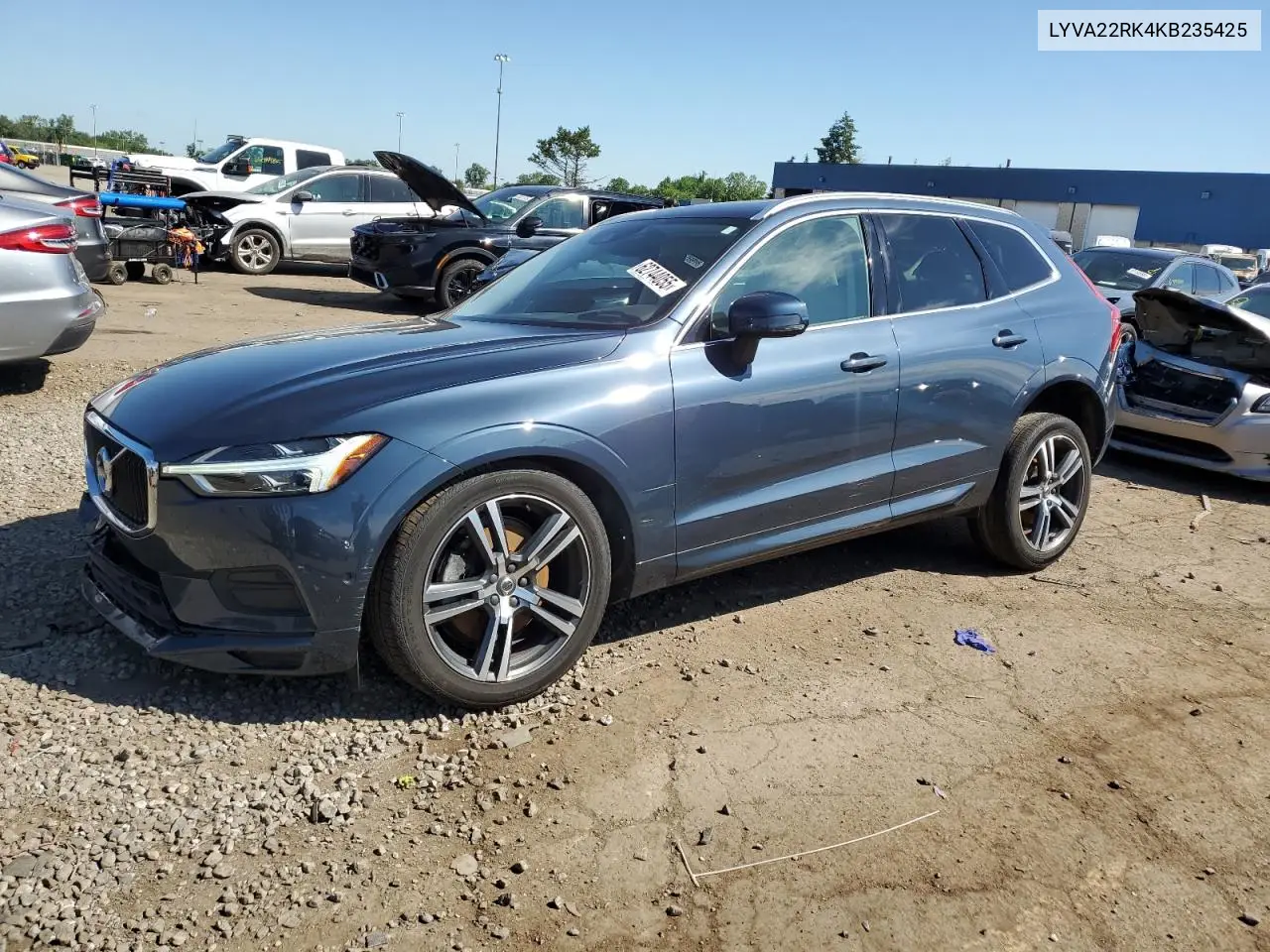 2019 Volvo Xc60 T6 Momentum VIN: LYVA22RK4KB235425 Lot: 62744055