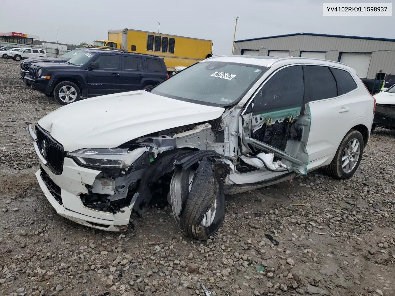 2020 Volvo Xc60 T5 Momentum VIN: YV4102RKXL1598937 Lot: 56326735