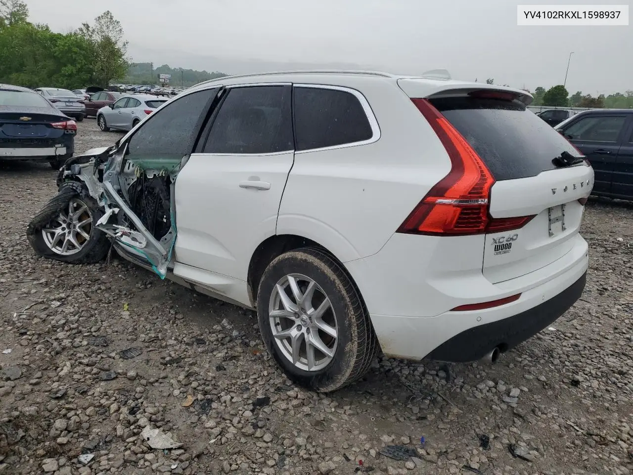 2020 Volvo Xc60 T5 Momentum VIN: YV4102RKXL1598937 Lot: 56326735