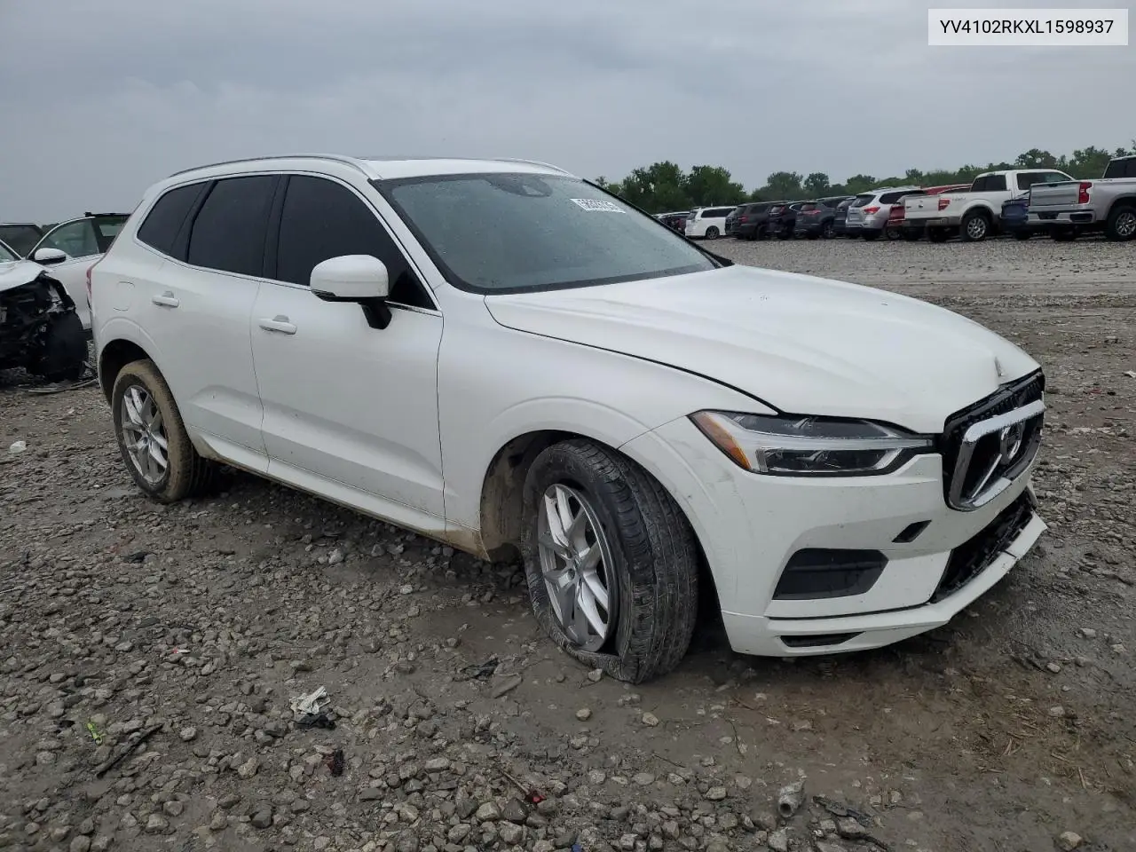 2020 Volvo Xc60 T5 Momentum VIN: YV4102RKXL1598937 Lot: 56326735