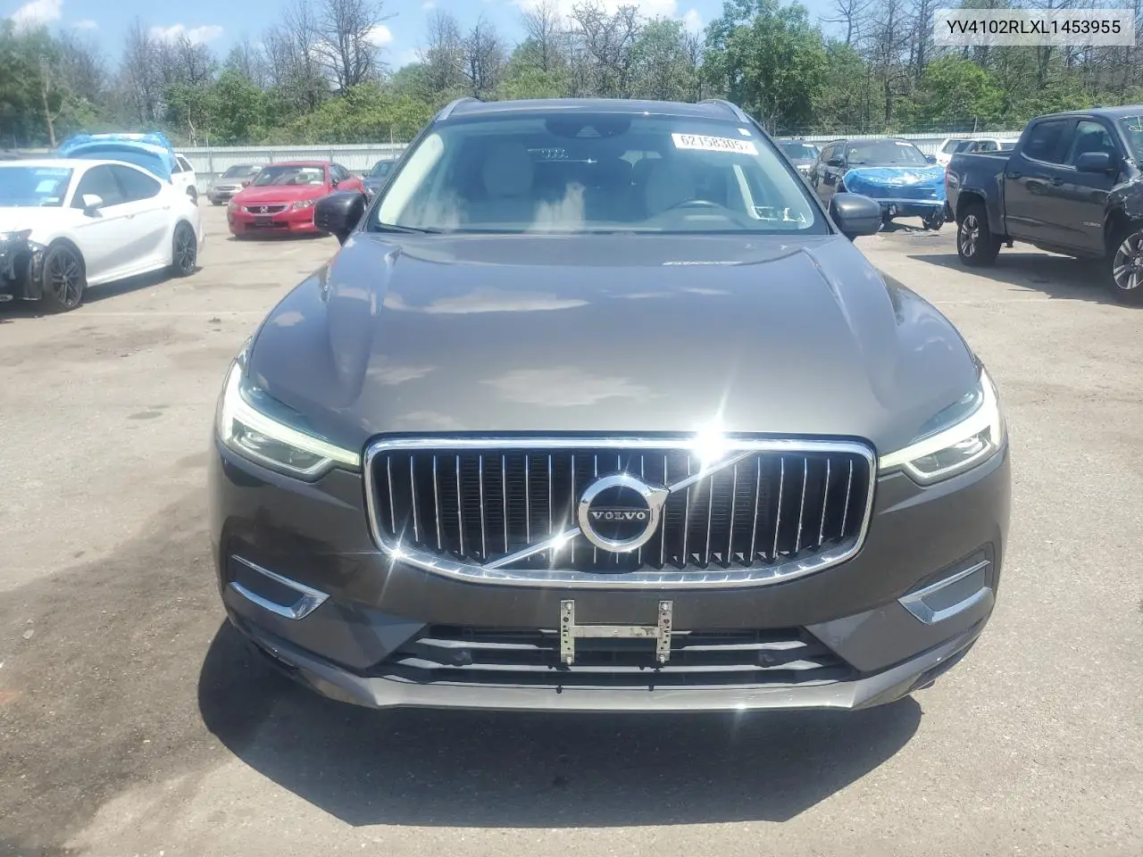 2020 Volvo Xc60 T5 Inscription VIN: YV4102RLXL1453955 Lot: 62158305